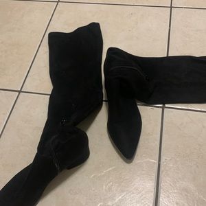 Size 8.5 Steve Madden high suede boots